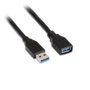 Aisens Cable de Extensión USB 3.2 Gen 1, Tipo A Macho a Tipo A Hembra, 2m, Negro